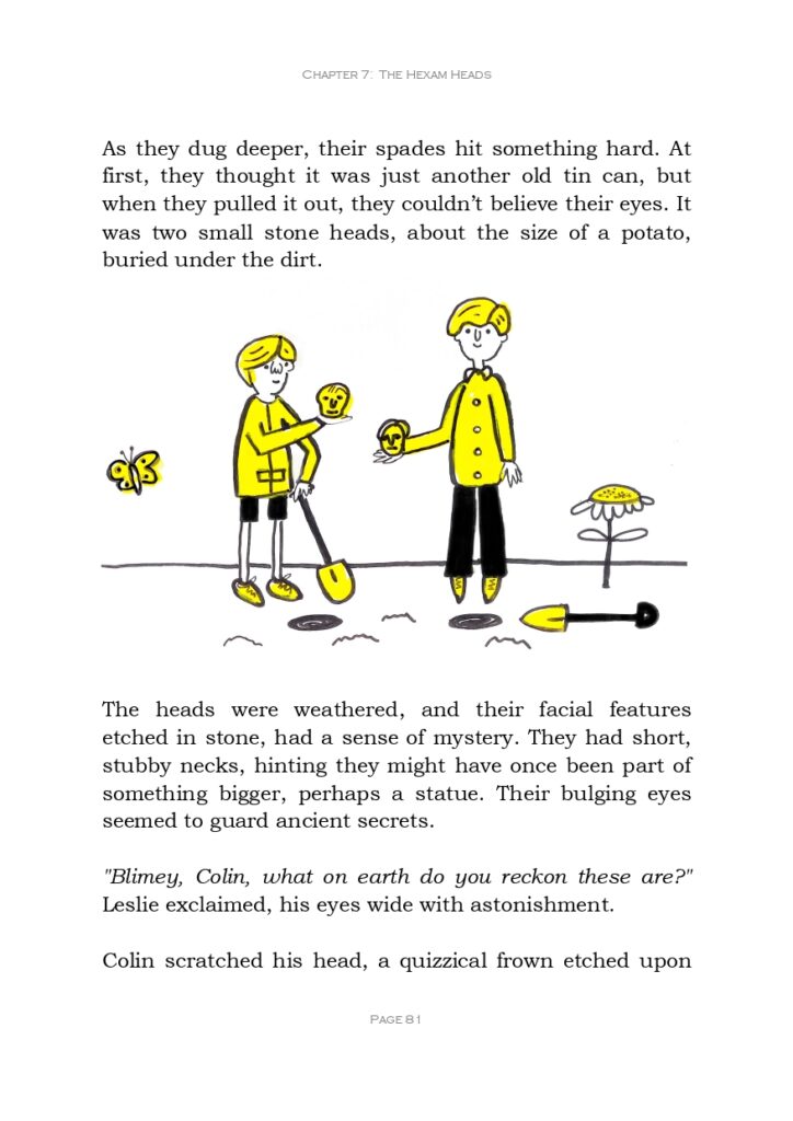 Sample Chapter The Hexham Heads page 0003 | Wonder Wheel Studio & Gallery