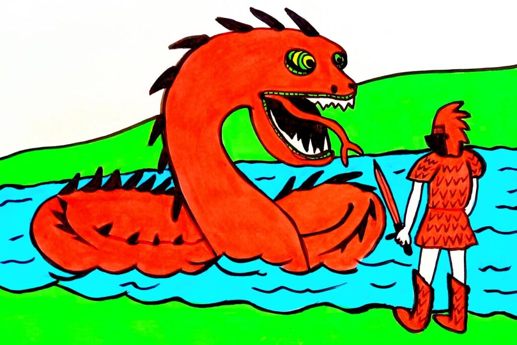Great British Folklore: The Lambton Worm (Wonder Wheel Studio & Gallery Exclusive) 6 | Wonder Wheel Studio & Gallery 06. LW06A | Wonder Wheel Studio & Gallery